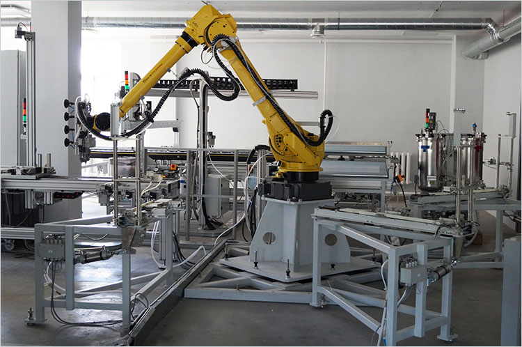 Робототехнический комплекс производства фильтров