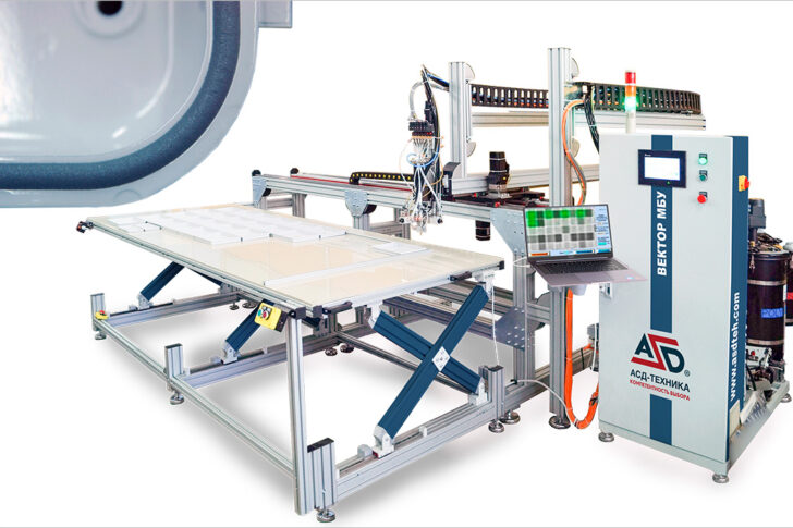 нанесение-уплотнения-в-паз